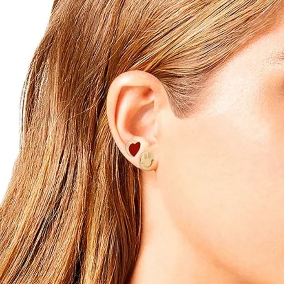 Betsey Johnson Earring Bundle❤️ +Gold Smiley Face - Picture 2 of 6